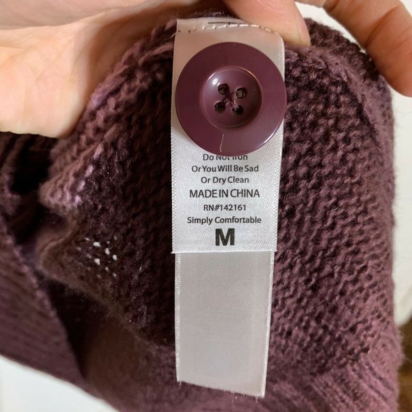 LuLaRoe Lucille Cardigan Boyfriend Colorblock - Picture 5 of 7